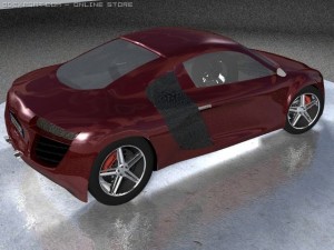 audi r8 Modelo 3D