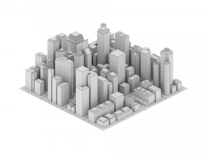 grattacielo astratto Modello 3D