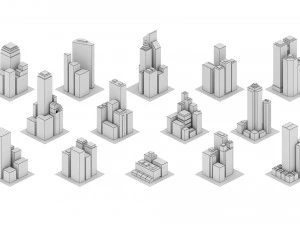 grattacielo astratto Modello 3D