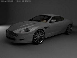 aston martin db9 Modello 3D