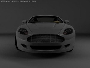 aston martin db9 Modello 3D