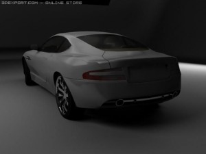 aston martin db9 Modello 3D