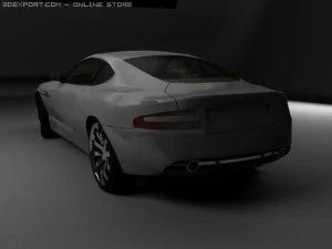 aston martin db9 3D Model