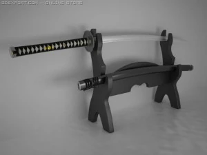 tamahagane katana 3D Model