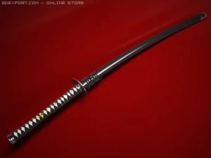 tamahagane katana 3D Model