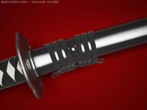 tamahagane katana 3D Model