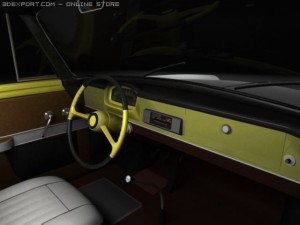 renault caravelle 3D Model