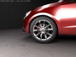 audi a1 3D Model