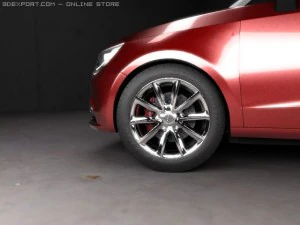 audi a1 3D Model