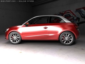 audi a1 3D Model
