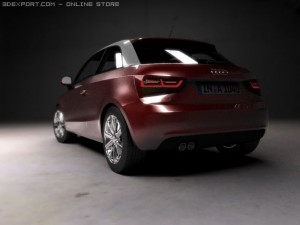 audi a1 3D Model