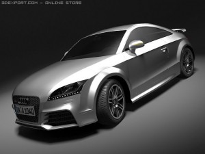 audi tt rs 3D Model