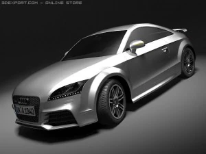 audi tt rs Modello 3D