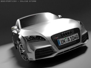 audi tt rs Model 3D