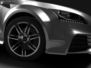 audi tt rs Model 3D