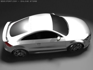 audi tt rs Model 3D