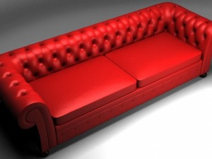 chesterfield canape 3D Model