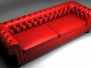 chesterfield canape 3D Model