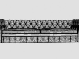 chesterfield canape 3D Model