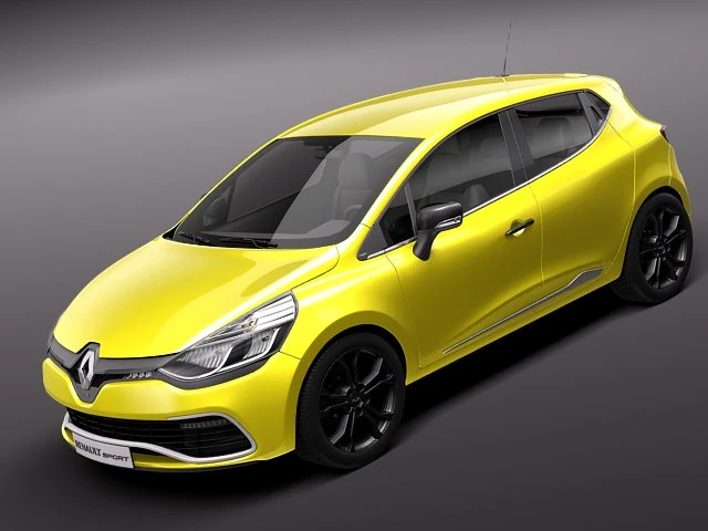 renault clio rs200 3D Model .c4d .max .obj .3ds .fbx .stl .blend 