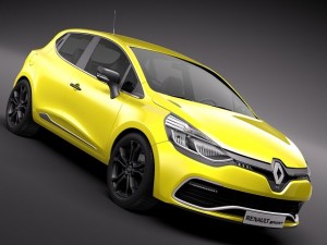 renault clio rs200 3D 模型