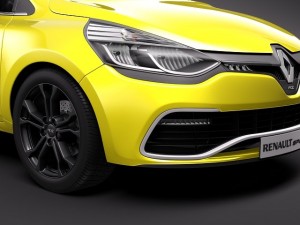 renault clio rs200 3D 模型
