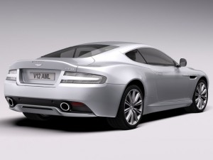 aston martin db9 2013 3D 模型