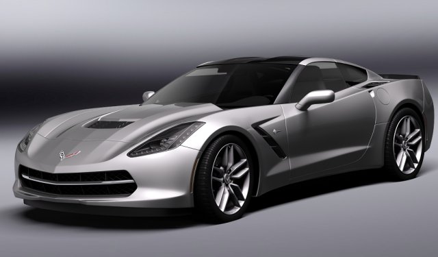 chevrolet corvette stingray 2014 3D Model .c4d .max .obj .3ds .fbx .stl .blend 