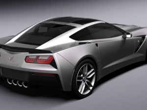 chevrolet corvette stingray 2014 3D Model