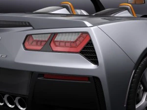 chevrolet corvette stingray 2014 convertible 3D Model