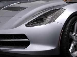 chevrolet corvette stingray 2014 convertible 3D 模型
