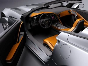 chevrolet corvette stingray 2014 convertible 3D Model
