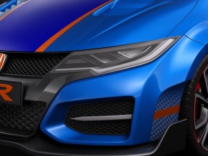 honda civic type r 2015 Modelo 3D