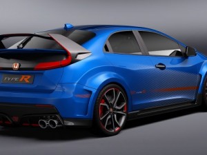 honda civic type r 2015 Modelo 3D