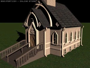 церква 3D Модель