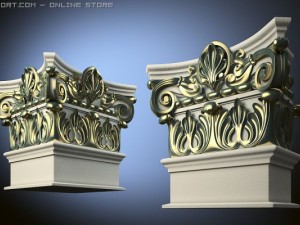 capitel Modelo 3D