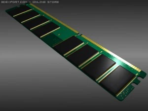 1 gb memory stick 3D Model