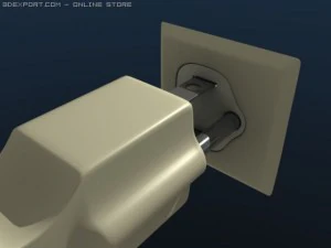 power cord 3D Model