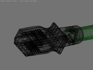 power cord 3D 모델