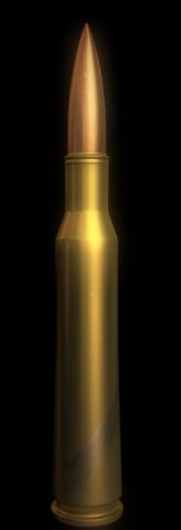bullet Model 3D .c4d .max .obj .3ds .fbx .stl .blend 
