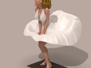 marilyn monroe 3D Model