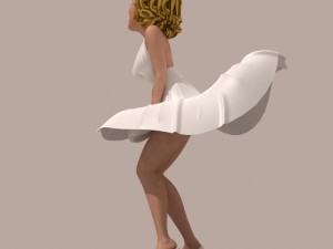 marilyn monroe 3D Model