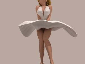 marilyn monroe 3D Model