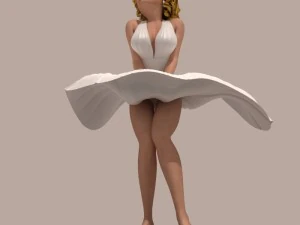 Мэрилин Монро 3D Модель