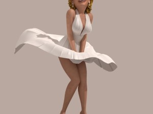 marilyn monroe 3D Model