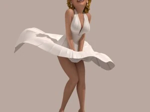Мэрилин Монро 3D Модель
