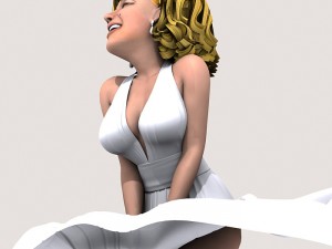marilyn monroe 3D Model