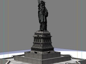 statue of liberty 3D 모델