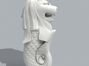 merlion 3D 模型