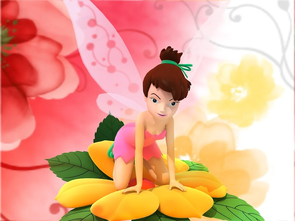flower elf 3D Model .c4d .max .obj .3ds .fbx .stl .blend 
